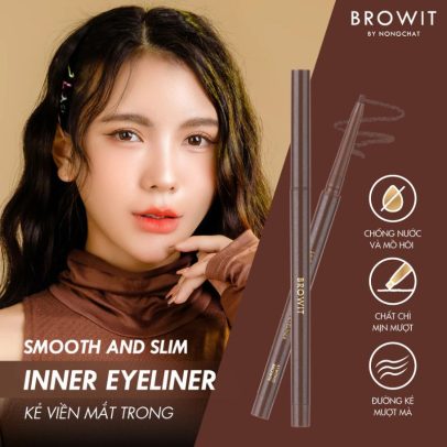 NONGCHAT Kẻ mắt sáp Smooth and Slim